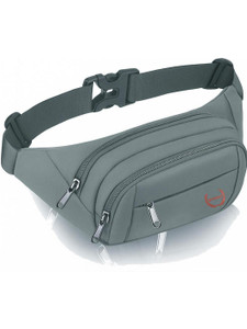 Mithras Premium Grey Waist Bag Large Crossbody Fanny Pack - Image 1