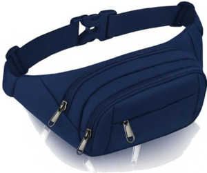 WaistWish Multi-Purpose Fanny Pack Waist Bag for Men & Women | Blue Waist Bag