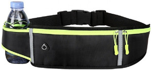 GOTEO Waist Bag Fanny Pack Travel Outdoor Pouch Hiking Zip Document Passport Holder Bottle Holder Money Phone Belt Sport Running Marathon Multi Purpose Waterproof Bag adjustable belt for Men and Women Waist Bag