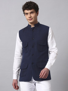 Fashion Senoraa Sleeveless Solid Men Jacket