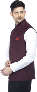 FAVOROSKI Solid Men Waistcoat