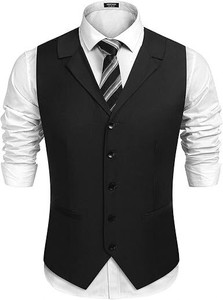 OORA Solid Men Waistcoat