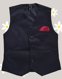 Eliq Solid Boys Waistcoat