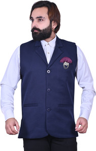 BizzEie Solid Men Waistcoat