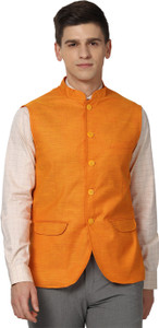 PETER ENGLAND Solid Men Waistcoat