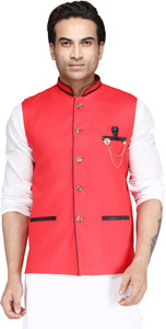 maksud enterprise Solid Men Waistcoat