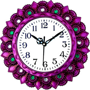 GrabBasket एनालॉग 25 cm X 25 cm दीवार घड़ी