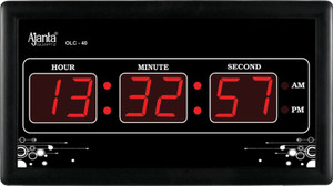 AJANTA Digital 18 cm X 33 cm Wall Clock