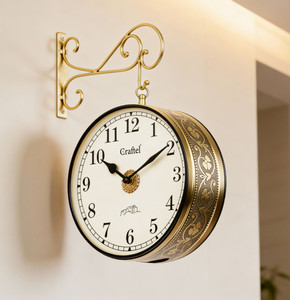 Craftel 31 cm Gold Analog Wall Clock - Image 6