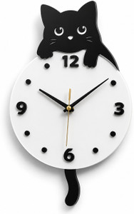 AngelSee 33cm x 25.5cm White Wall Clock - Image 6