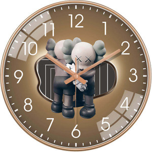 GINOYABROTHERS Analog 29.5 cm X 29.5 cm Wall Clock