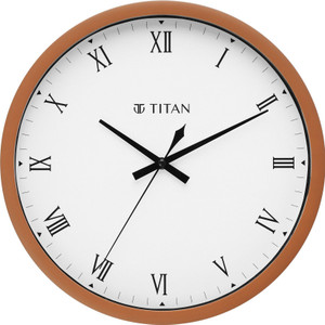 Titan एनालॉग 30 cm X 30 cm दीवार घड़ी