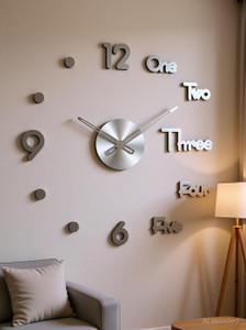 Shopper52 60cm Silver Wall Clock - Image 6