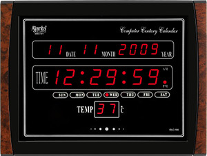 AJANTA Digital 29.6 cm X 30.1 cm Wall Clock