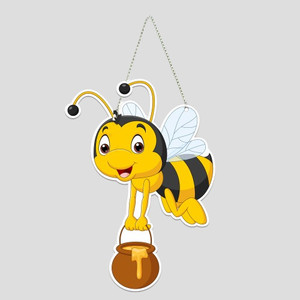 फबौरा Honey Bee Wall Hanging Decorative Item for Home Office Gift (WH_5508N-F)