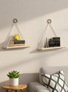 GULLAK Wall Hanging Shelf Indoor Boho Pack of 2