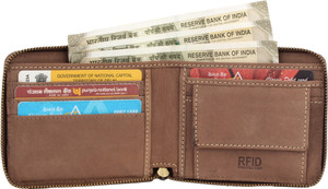 modix Men Trendy, Formal Brown Genuine Leather Wallet