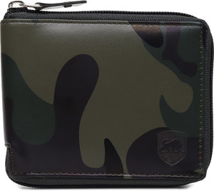 SAMTROH Men Casual, Ethnic, Evening/Party, Formal, Travel, Trendy Green Artificial Leather Wallet
