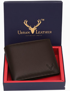 URBAN LEATHER Men Brown Genuine Leather Wallet