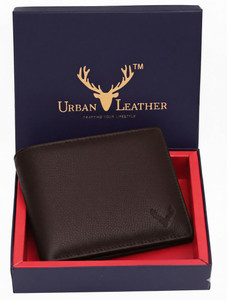 URBAN LEATHER Men Brown Genuine Leather Wallet