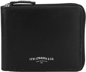 LEVI'S Men Casual Black Genuine Leather Wallet