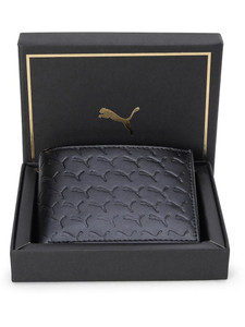 PUMA Men & Women Casual, Trendy Black Fabric Wallet
