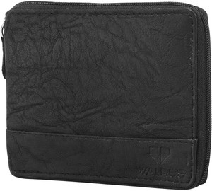 Walrus Men Formal Black Artificial Leather Wallet