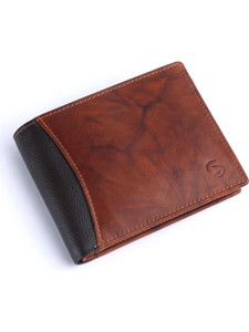 GETOREE Men Casual Brown, Black Genuine Leather Wallet