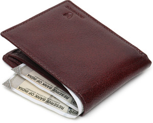 MoonHide Men Travel, Trendy, Evening/Party, Formal Brown Genuine Leather Wallet