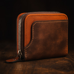 MENSCH Men & Women Casual, Formal, Trendy Brown Artificial Leather Card Holder