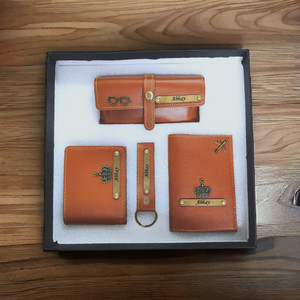 AngelsCreation Men & Women Evening/Party, Trendy, Formal Tan Artificial Leather Wallet