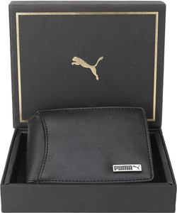 PUMA Men & Women Casual Black Artificial Leather Wallet