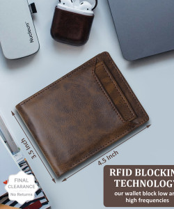 METRONAUT Men Casual, Formal, Evening/Party Brown Artificial Leather Wallet