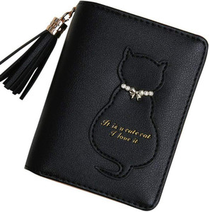 valerie Women Casual Black Artificial Leather Card Holder