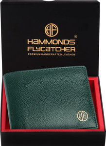 Hammonds Flycatcher Men Casual, Formal, Evening/Party, Travel, Trendy Green Genuine Leather Wallet