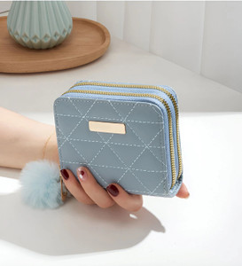 SYGA Girls Casual, Formal Blue Artificial Leather Wallet