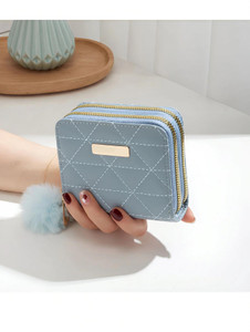 SYGA Girls Casual, Formal Blue Artificial Leather Wallet