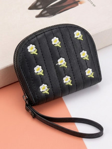 LacyLook Women Casual Black Artificial Leather Wallet
