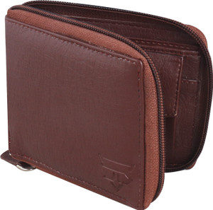 JND Men Casual Brown Artificial Leather Wallet