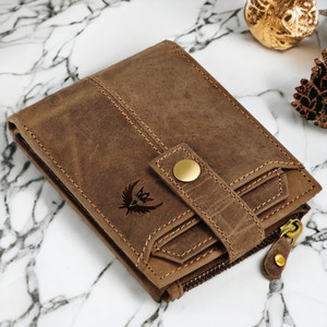 LORENZ Men Casual, Formal Beige Genuine Leather Wallet