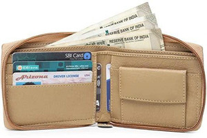 ARFA Men & Women Trendy, Formal Beige Artificial Leather Wallet