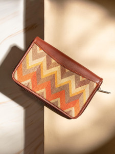 ZOUK Women Casual Multicolor Jute Wallet