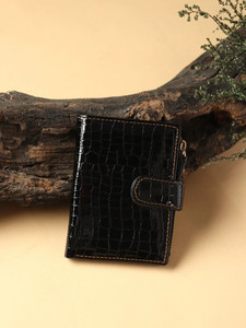 METRONAUT Women Casual, Evening/Party, Formal, Travel, Trendy Black Artificial Leather Card Holder