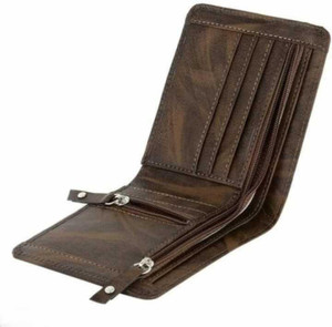 ARFA Men Casual, Formal, Trendy Brown Artificial Leather, Genuine Leather Wallet