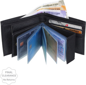 SAMTROH Men Casual, Formal, Travel, Trendy Black Artificial Leather Money Clip