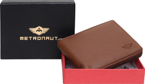 METRONAUT Men & Women Casual, Evening/Party, Formal, Travel, Trendy Tan Artificial Leather Wallet