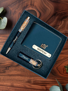Mizi Craft Blue Artificial Leather Wallet - Image 5