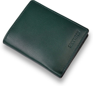 TANSTITCH Men Casual, Trendy, Evening/Party Green Genuine Leather Wallet
