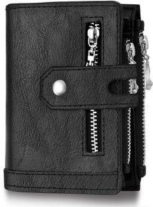 SPIFFY Men Casual Black Artificial Leather Wallet
