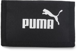 PUMA Men & Women Black Fabric Wallet